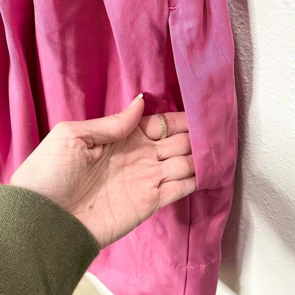 Staud Landscape Mini Dress In Lollipop Pink 8 NWT - Picture 9 of 12